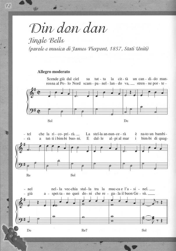 Christmas Time - E' Natale - Vol. 2 - Trascrizioni Facili Per Pianoforte Di Celebri Canti Natalizi - pro klavír